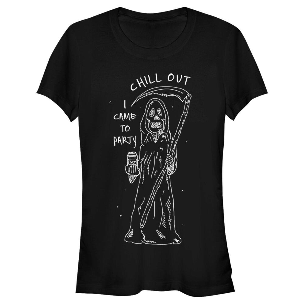 Juniors Lost Gods Halloween Chill Out I Came To Party Tshirt